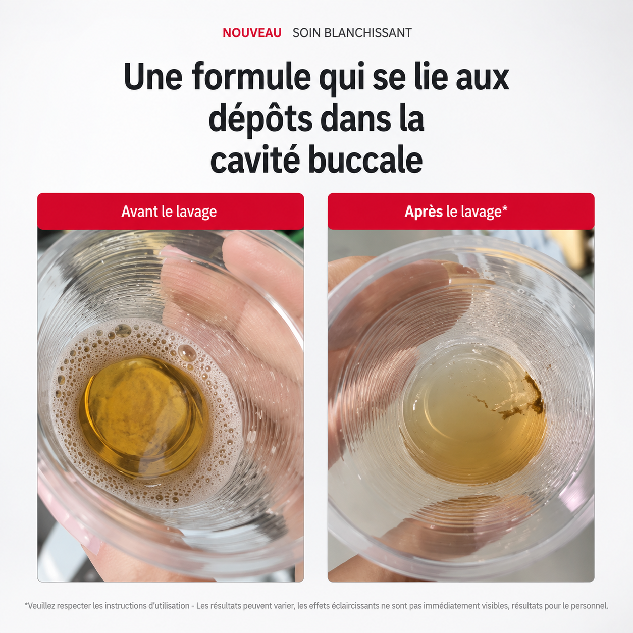 Bain de Bouche Blanchissant 237ml - Dents Blanches & Haleine Fraîche