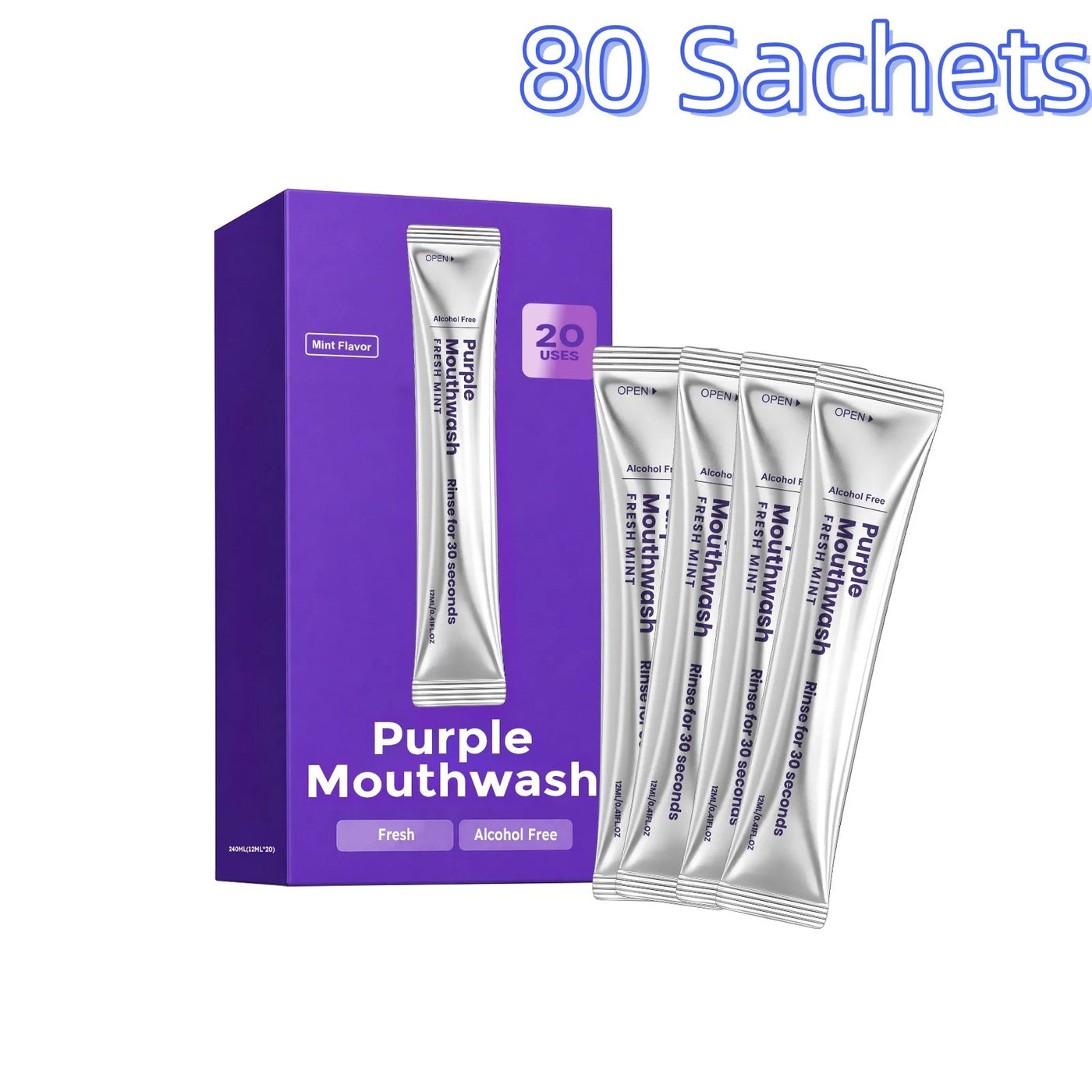 Bain de Bouche Blanchissant - Sourire Plus Blanc au Quotidien